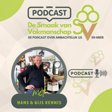 Luister nu naar de podcast met Meesterijsbereider Hans en Gijs Kennis